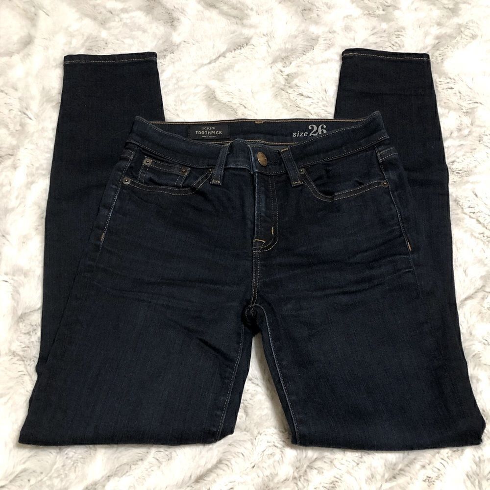 𝅺J. Crew toothpick skinny jeans size 26